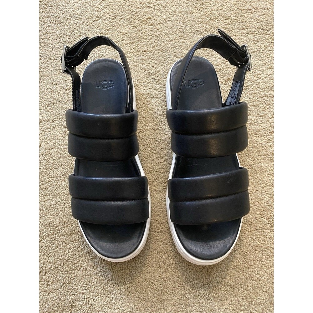 UGG Women's Zayne Slingback Black Sandals Women’s Size 8